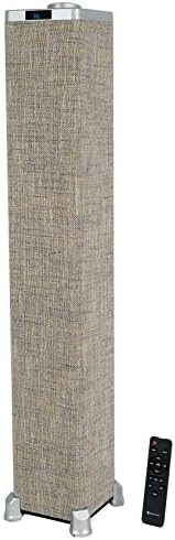 Rockville ONE-Tower Black Bluetooth Tower Speaker with HDMI/Optical/RCA