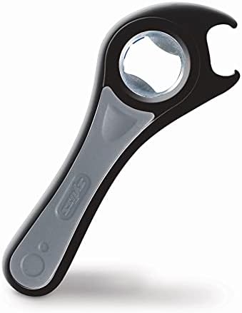 Zyliss 5 Way Opener - Twist-off Caps, Bottle Caps, Pop-Tops, and Jar Lids - Essential Kitchen Gadget for Easy Opening of Jars, Bottles