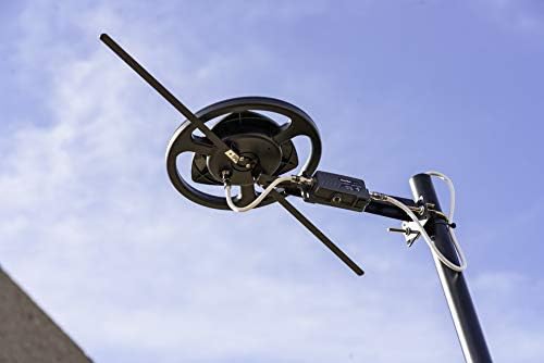 Channel Master Omni+ 50 - Omnidirectional Digital HDTV Antenna with 360 Degree Reception, Includes Mounting Bracket for Roof, Attic & RV Installations