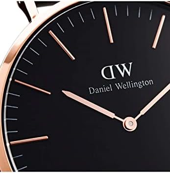 Daniel Wellington Classic Men’s Watch - 36mm - 40mm Case, Japanese Quartz Movement, Leather Strap, Water Resistant, Analog Watch for Men - Sheffield