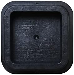 Shepherd Hardware 9523 6-Inch Molded Bed Risers, Black Finish, 4-Count