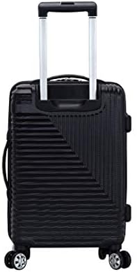 Rockland Star Trail Hardside 2 Piece Expandable Spinner Wheel Luggage Set, (20"/24"/28"), Champagne