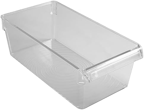 Kitchen Details 2 Pack Medium Refrigerator Storage Bin | Fridge & Freezer | Kitchen Organization | Stainless Steel Handle | Countertop | Cabinets