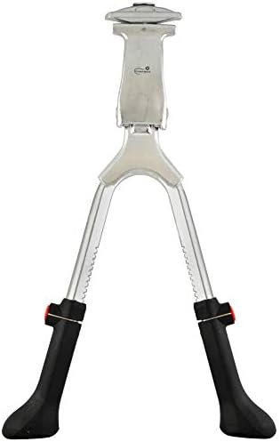Lumintrail Center Mount Bike Double Leg Kickstand - Adjustable Height Kick Stands for 24, 26, 27.5, 29 Inch Adult Bicycles - Perfect for Cruiser, Road and Hybrids