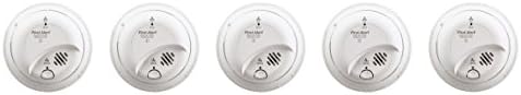 First Alert BRK SC-9120B yaObkn Hardwired Smoke and Carbon Monoxide Alarm with Battery Backup, 5 Units
