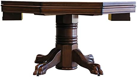Combination 3 in 1 Poker/Game Table (Chestnut Finish)
