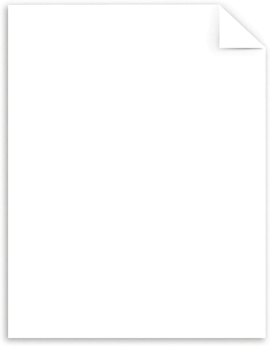 Southworth® 100% Cotton Résumé Paper, 8 1/2" x 11", 32 Lb, 100% Recycled, White, Pack of 100