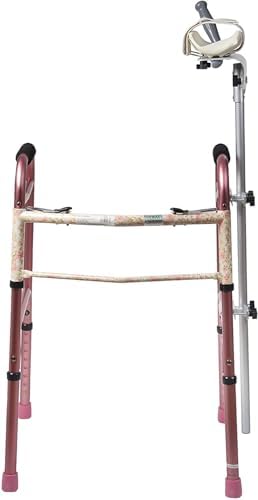 MABIS Walker Platform Attachment With Adjustable Padded Cuff, No Tools Needed, Attaches to Most Walkers, FSA and HSA Eligible