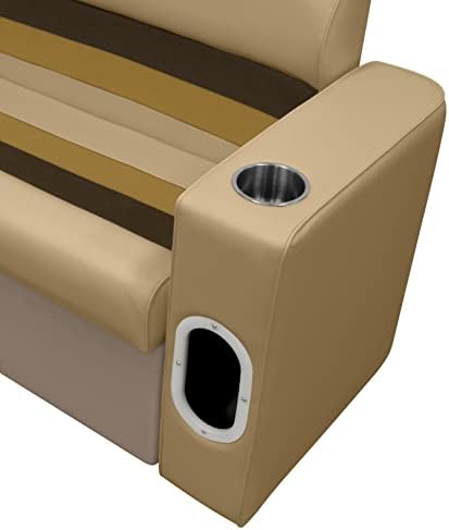 Wise 8WD110-207 Deluxe Series Pontoon Left Arm Rest, Sand