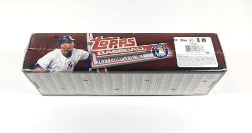 2017 Topps Baseball Card Factory Sealed Complete Set 700 Cards Plus Derek Jeter Relic Card