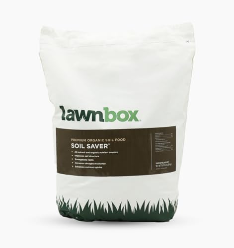 Lawnbox Soil Saver 100% Organic Gypsum and Humic Acid Soil Amendment 15 lb Bag Covers 2,500 sq ft