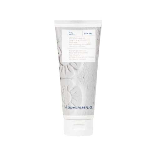 KORRES Olive Blossom Body Milk, Hydrating Lotion, 6.76 Fl Oz | With Aloe Extract, Greek Almond Oil & Provitamin B5; vegan, silicone- and paraben-free; one of 12 KORRES Body Milk scents.