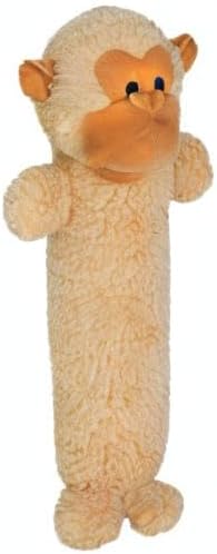 Pet Lou 26 Inch Colossal Monkey Stick Plush Dog Chew Toy with Grunter & Squeakers, Durable Fleece Interactive Dog Toy for Fetch