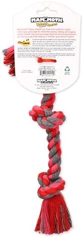 Mammoth Flossy Chews Color Rope Tug – Premium Cotton-Poly Tug Toy for Dogs – Interactive Dog Rope Toy – Tug Dog Chew Toy