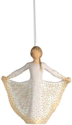 Willow Tree Abundance Hanging Ornament, Sculpted Hand-Painted Figure | Cast from a Susan Lordi Original Carving, Meaningful Gift for Any Occasion, Ready to Hang, Collectible Resin Keepsake