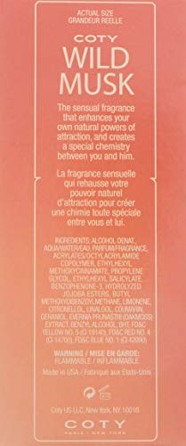 Coty Wild Musk For Women. Cologne Spray 1.5-Ounces