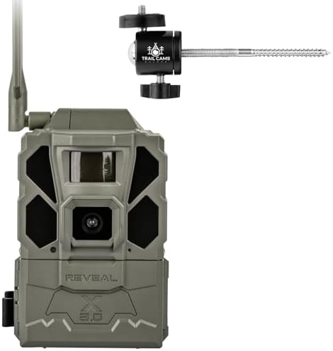 TACTACAM Reveal X Gen 3.0 Cellular Trail Camera - Multi Carrier, HD Photos & Videos, Pre-Installed Antenna, Built-in GPS, Best Battery Life