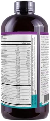 Liquid Super Multivitamin and Minerals, 16 oz | Premium Vitamins for Enhanced Absorption, Daily Supplement for Optimal Health and Wellness