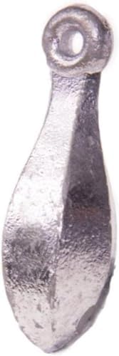 Bullet Weights Bank Sinkers | Fishing Weights | Multiple | Durable Lead Sinker for Bottom Saltwater Fishing | Ocean & Riverbank Tackle