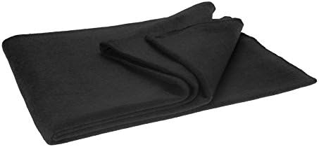 SE 51"x 80" Multipurpose Gray Wool Blanket - 50% Wool, Lightweight 2 lb, Zippered Bag Included - Ideal for Camping, Hiking, Emergency Survival