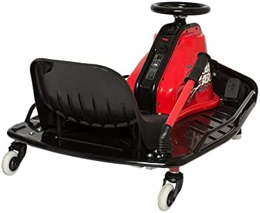 Razor Crazy Cart Sport - 24V Electric Drifting Go Kart, Variable Speed, Up to 12 mph, Up to 40 Minutes of Continuous Use