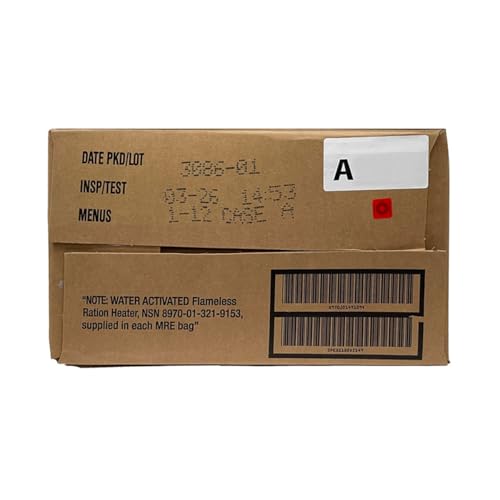 Sopakco US Military MRE, A Case, Menus 1-12, 2026
