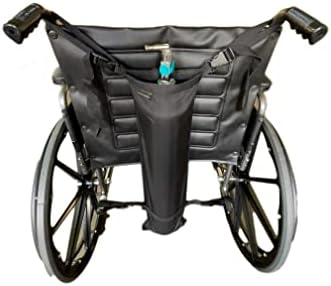 EZ-ACCESS EZ-ACCESSORIES Wheelchair Single Oxygen Carrier for D & E Cylinders