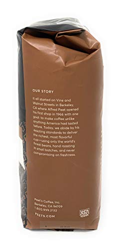 Peet's Coffee Whole Bean Coffee, Dark Roast, Major Dickason's, 18 Ounces