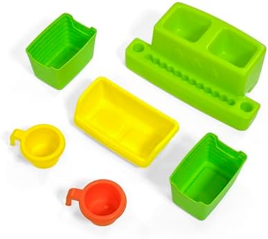 Step2 Great Creations Art Center, Kids Activity Table, Arts & Crafts Desk, Made of Durable Plastic, Includes Bench, For Toddlers 3+ Years Old