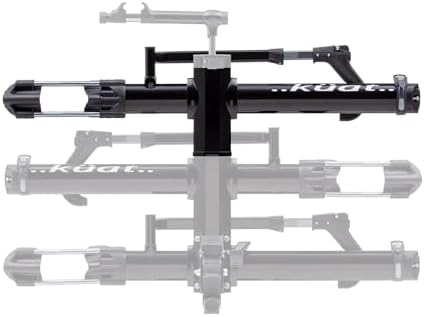 Kuat NV Add-On 2.0-2" - +2-Bike Rack, Black Metallic (NA22B) | Increases 2" NV 2.0 to a 4-Bike Hitch Rack, Rugged All-Metal Construction, E-Bike Compatible, Easy Installation