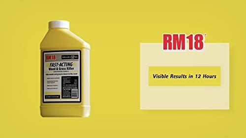 RM18 Fast -Acting Weed and Grass Killer, 64-ounce