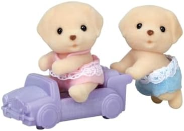 Calico Critters Hopscotch Rabbit Twins - Adorable Bunnies for Endless Imaginative Play. Bring Home the Double the Fun with These Charming Twins!