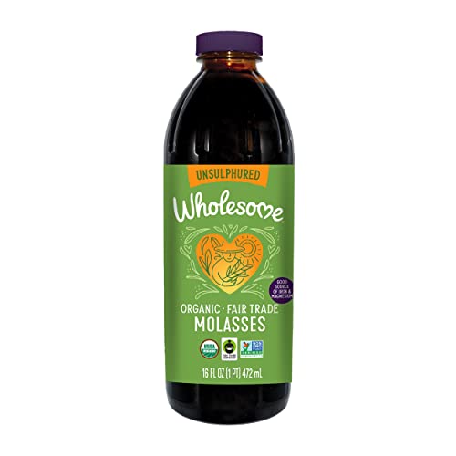 Wholesome FT Organic Molasses 32oz Bottle, 1-Pack