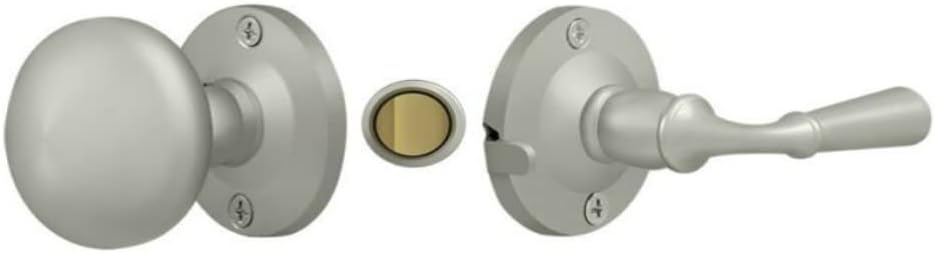 Deltana SDL980U19 Storm Door Latch with A Round Rose 7/8-Inch to 1-3/8-Inch Door Thickness