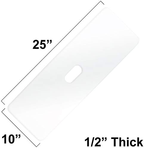 Rehabilitation Advantage 25 Inch Plastic Transfer Board with Hand Hole