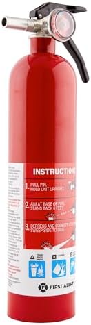 First Alert Fire Extinguisher, Standard Home Use | HOME1 UL RATED 1-A:10-B:C, Red 4-Pack