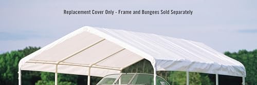 ShelterLogic SuperMax All Purpose Outdoor 12 x 26-Feet Canopy Replacement Cover for SuperMax Canopies (Cover Only, Frame Not Included)
