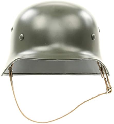 German WWII M35 Steel Helmet- Stahlhelm 35 WW2 M1935- Extra Large Shell- Size 70