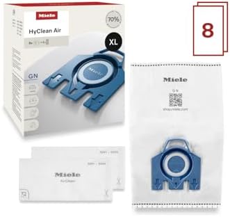 Miele GN Vacuum Cleaner Bags, XL-Pack for Select Miele Canister Vacuums