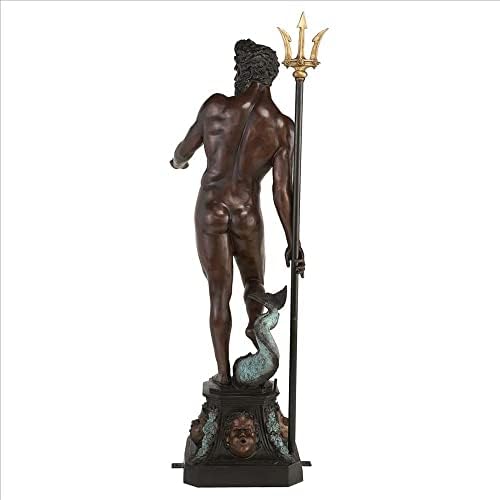 Design Toscano Neolithic Style Gaia Earth Mother Woman Indoor/Outdoor Garden Statue, 40 inches tall, Cast Stone Resin, Rough Stone Finish
