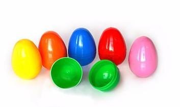 Plastic Easter Eggs with 2 Candy (1000 count)