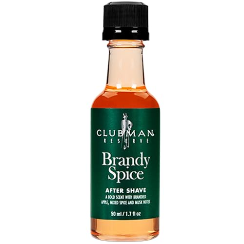 Clubman Reserve Brandy Spice After Shave Lotion – Bold, Masculine Fragrance, Aftershave for Men, 6 oz
