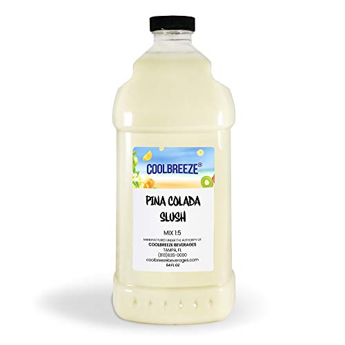 Coolbreeze Mango Slush Frozen Drink Machine Mix - Shelf Stable Ready to Use 1:5 Ratio Flavor Syrup for Daiquiri/Slushie/Snowcone