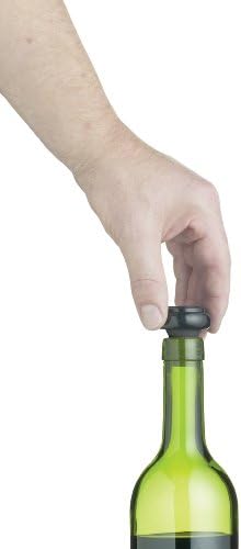 BarCraft Wine Vacuum Pump and Bottle Stoppers Set in Gift Box, 3 Pieces
