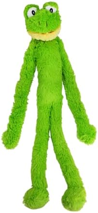 Multipet Swingin' Safari Monkey Dog Plush Toy - Squeaky Dog Toy for All Dogs - Extra Soft Plush Dog Toy - Stuffed Animal Dog Toy for Cuddling & Playing - Cute Dog Pet Toy (27”, Brown, 5 Squeakers)
