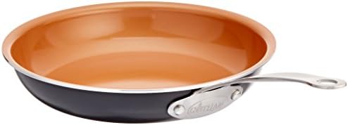 Gotham Steel Ceramic and Titanium Nonstick Fry Pan, Brown, 10.25"