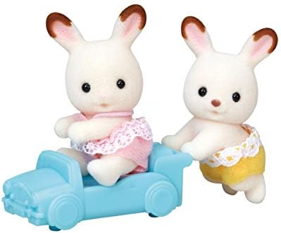 Calico Critters Hopscotch Rabbit Twins - Adorable Bunnies for Endless Imaginative Play. Bring Home the Double the Fun with These Charming Twins!