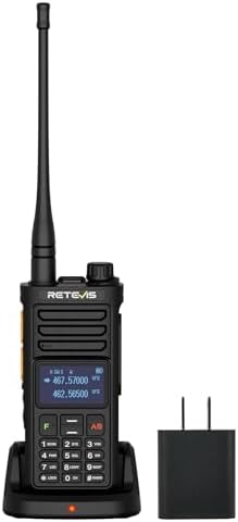 Retevis RA89R Ham Radio with Cross-Band Repeater, Long Range Radio | for Emergency, Survival, with APP Setting, Dual Band, High Power, IP54, Handheld, Long Range, 2800mAh USB-C Rechargeable