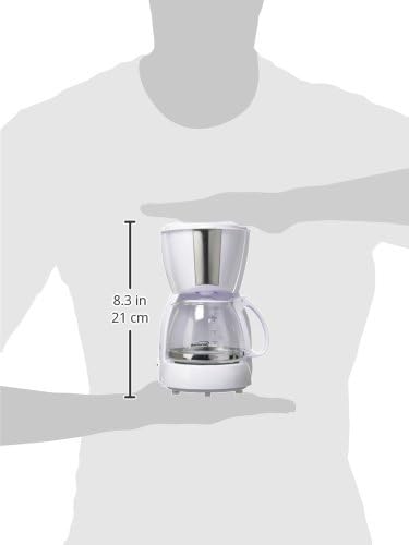 Brentwood Appliances TS-213W 4 Cup Coffee Maker, White