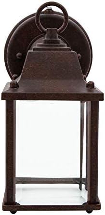 Maxxima LED Aged Bronze Outdoor Wall Light, Photocell, 650 Lumens 3000K